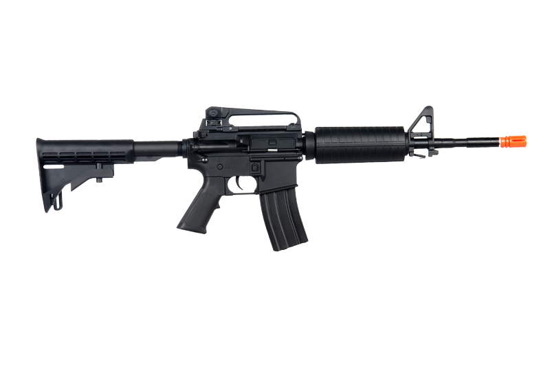 JG AIRSOFT M4A1 CARBINE AEG RIFLE W/ BATTERY AND CHARGER - BLACK - Click Image to Close