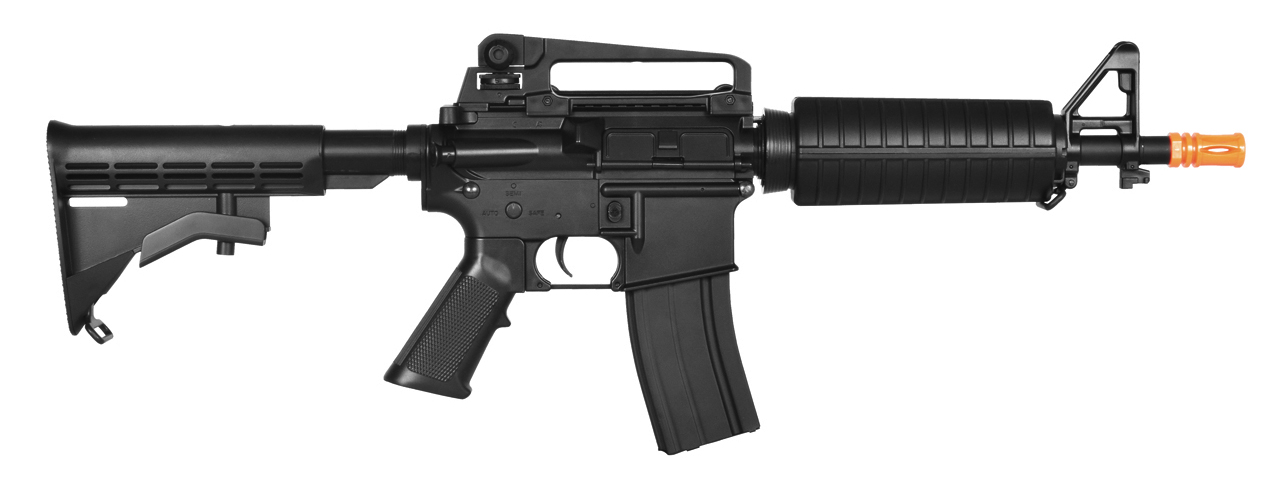 LT-01BL M4 M933 COMMANDO AEG METAL GEAR (COLOR: BLACK) - Click Image to Close