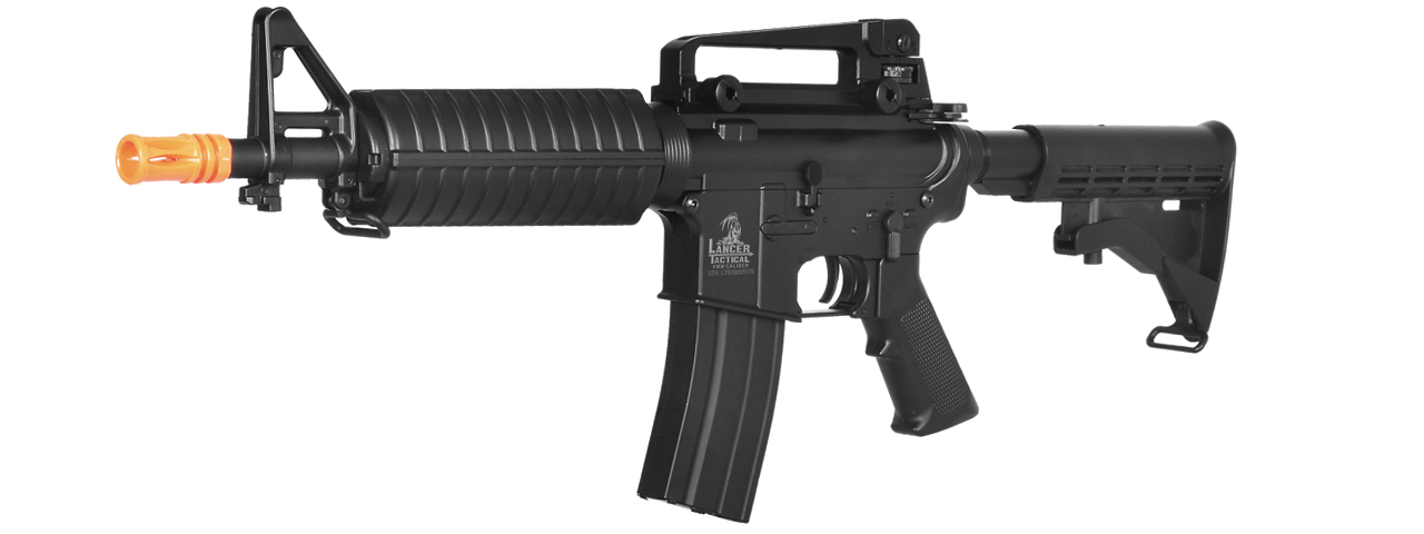 LT-01BL M4 M933 COMMANDO AEG METAL GEAR (COLOR: BLACK) - Click Image to Close