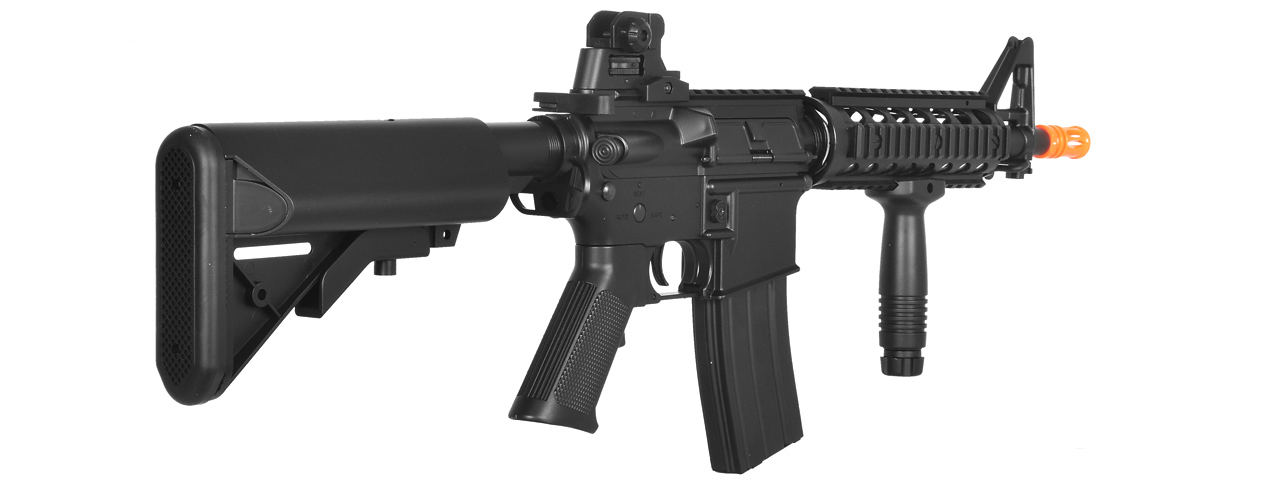 LT-02BL MK18 MOD 0 M4 CQB AEG METAL GEAR (COLOR: BLACK) - Click Image to Close