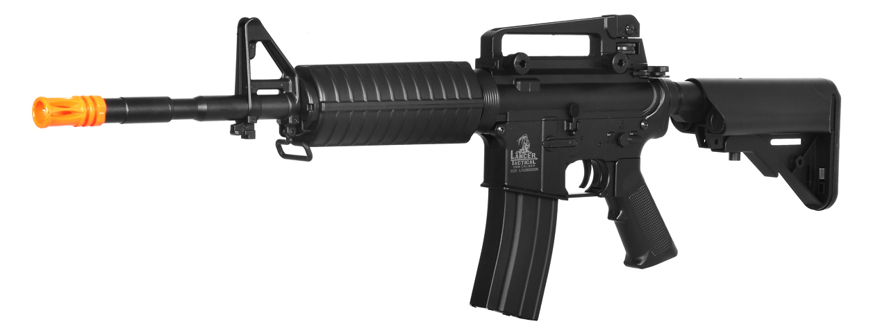 LT-03B CRANE STOCK M4 AEG METAL GEAR (COLOR: BLACK)
