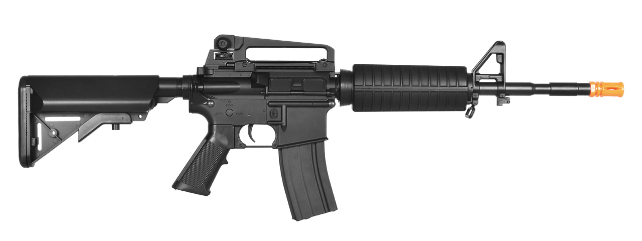 LT-03B CRANE STOCK M4 AEG METAL GEAR (COLOR: BLACK)