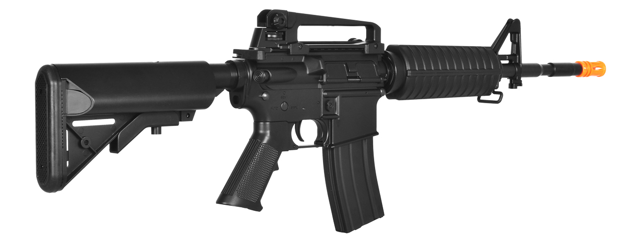 LT-03B CRANE STOCK M4 AEG METAL GEAR (COLOR: BLACK)