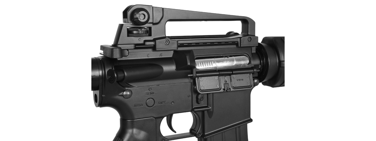 LT-03B CRANE STOCK M4 AEG METAL GEAR (COLOR: BLACK)
