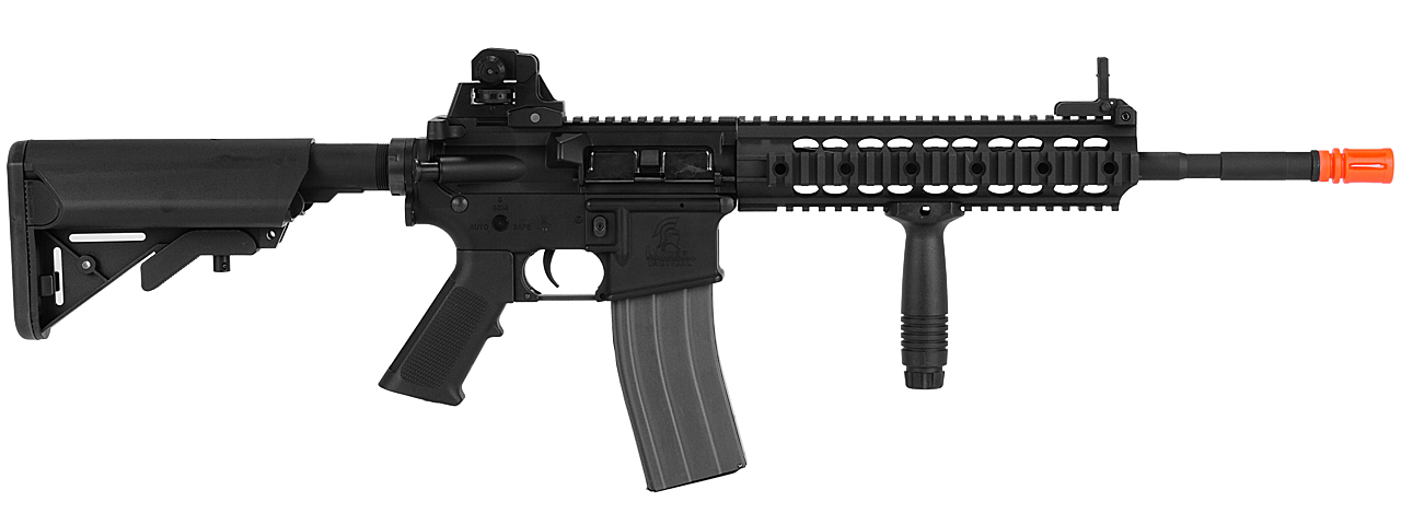 LT-100M M4 FULL METAL AEG w/URX RAIL SYSTEM (COLOR: BLACK) 14.5 INCH BARREL