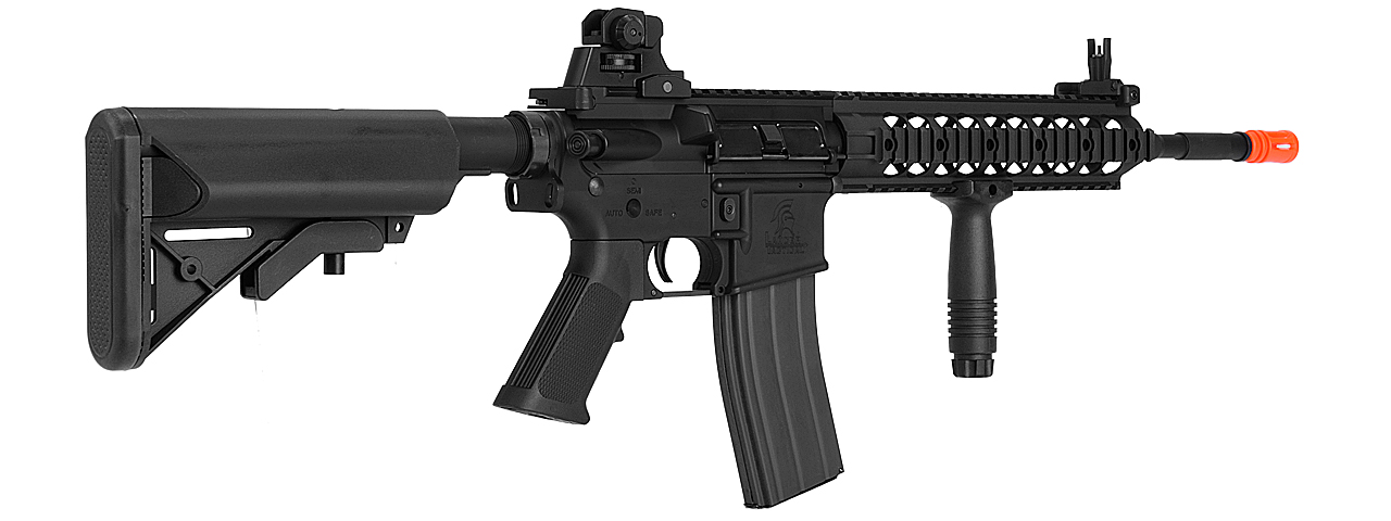 LT-100M M4 FULL METAL AEG w/URX RAIL SYSTEM (COLOR: BLACK) 14.5 INCH BARREL - Click Image to Close