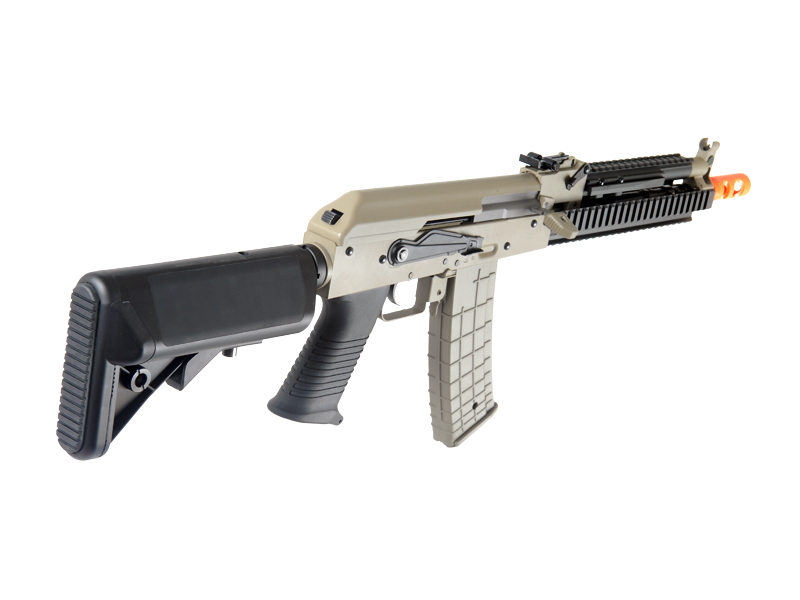 Lancer Tactical LT-11T Beta Project Tactical AK RIS AEG Metal Gear, Plastic Body in Dark Earth