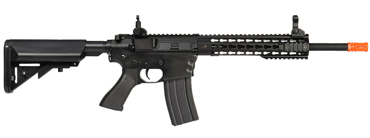 LT-12BK M4 KEYMOD 10 INCH AEG METAL GEAR (COLOR: BLACK