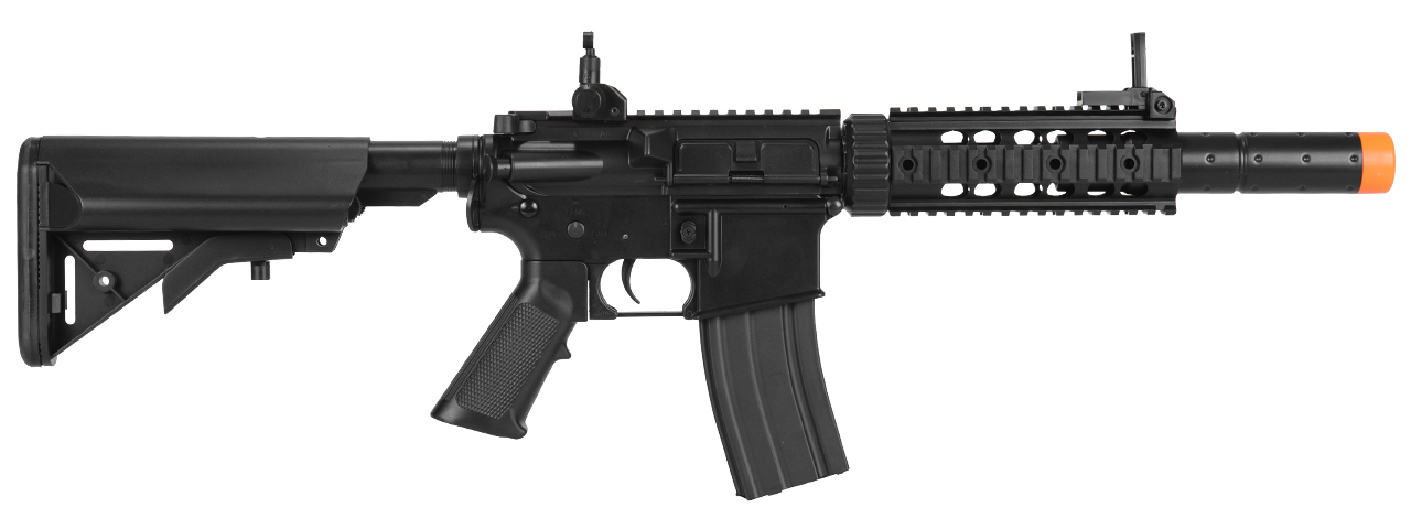 LT-15B M4 SD AEG METAL GEAR (COLOR: BLACK) - Click Image to Close