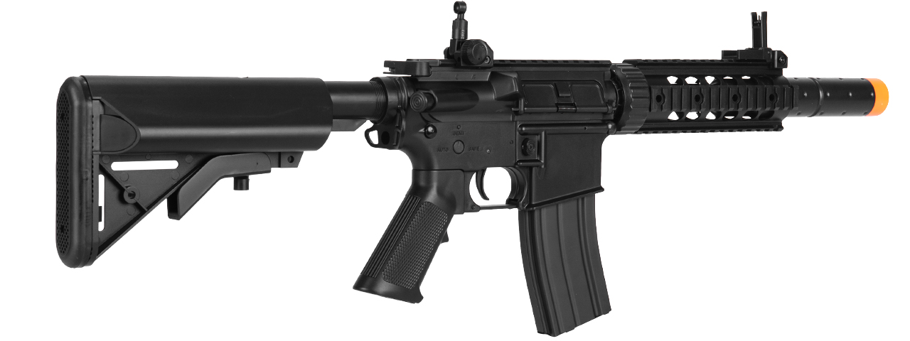 LT-15B M4 SD AEG METAL GEAR (COLOR: BLACK) - Click Image to Close