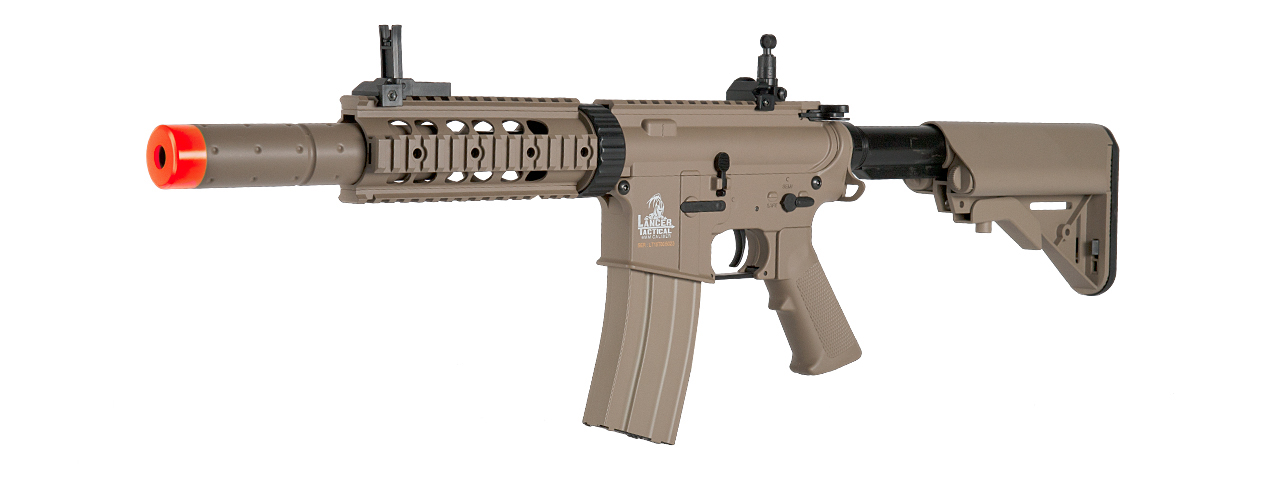 LT-15T M4 SD AEG METAL GEAR (COLOR: TAN) - Click Image to Close