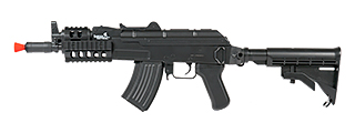 LT-16C AKS-74U RIS AEG METAL GEAR w/RETRACTABLE LE STOCK (COLOR: BLACK)