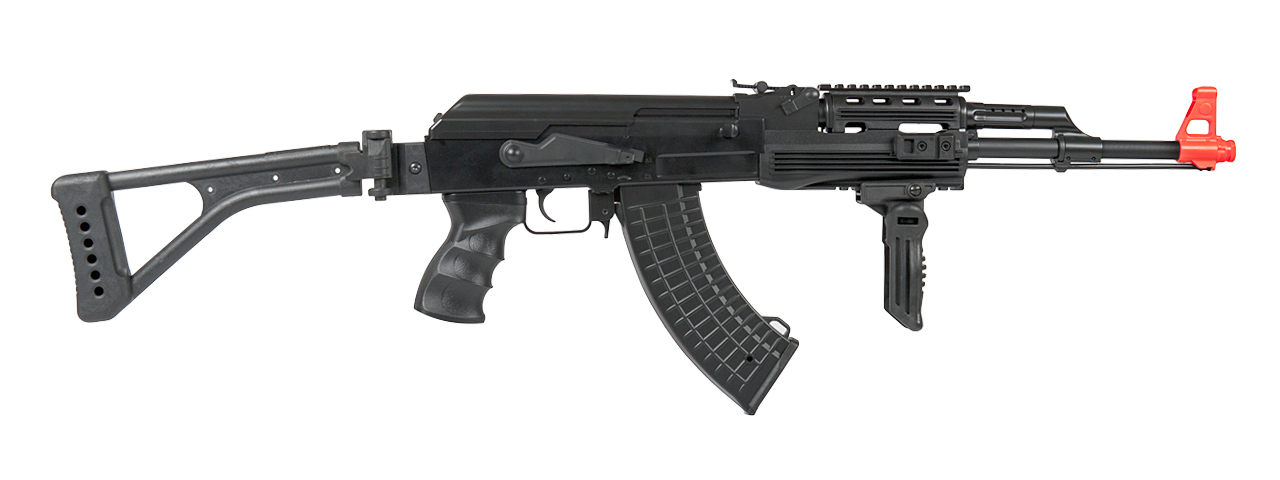 LT-16F TACTICAL AK-47 AEG METAL GEAR w/SIDE FOLDING STOCK (COLOR: BLACK)