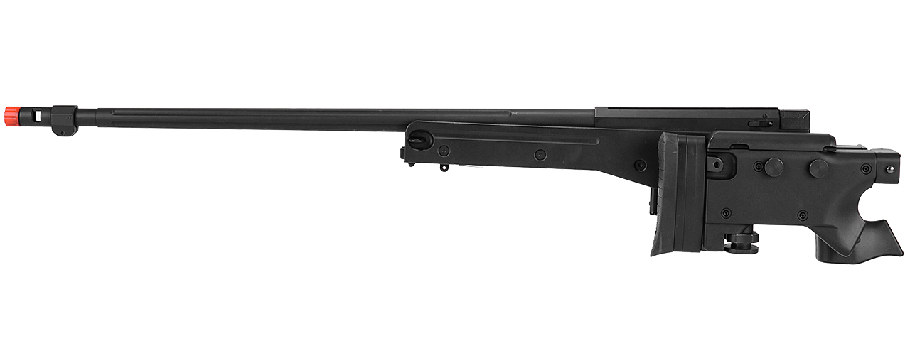 LT-96D AWP GAS POWERED BOLT ACTION RIFLE W/ SCOPE & BI-POD (COLOR: BLACK)