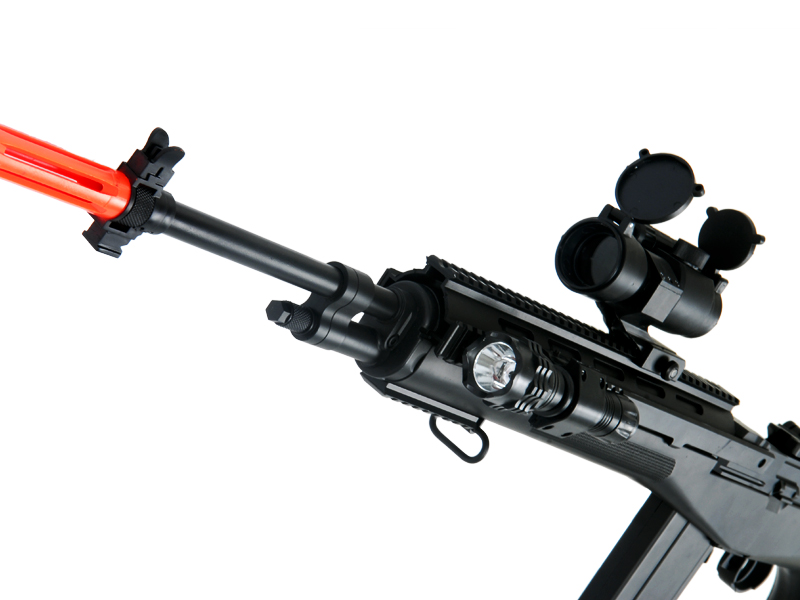 UKARMS M160B2 M14 RIS Spring Rifle w/ Flashlight, Scope