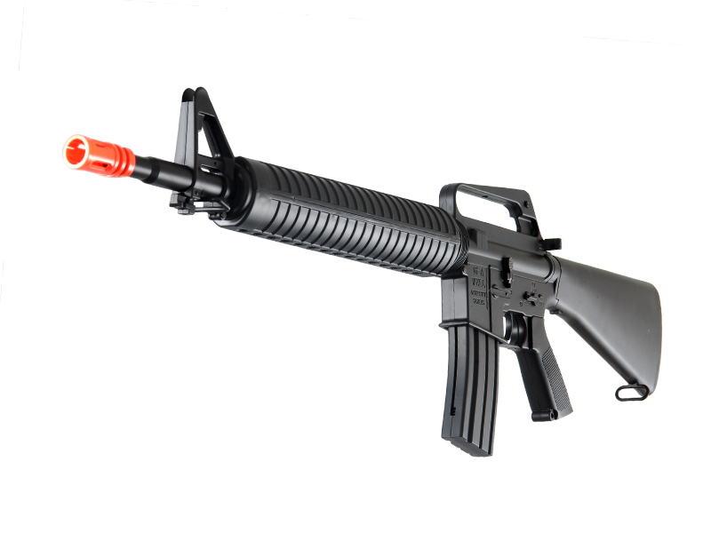 WellFire M16A1 Tactical Carbine Spring Rifle (Color: Black) - Click Image to Close