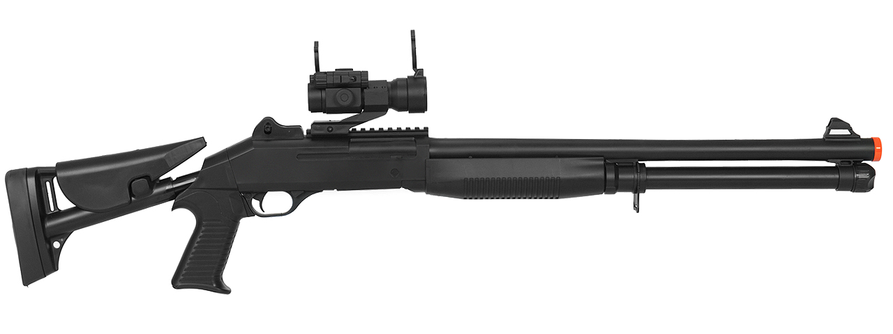 M186A UKARMS SPRING SHOTGUN w/RETRACTABLE STOCK - Click Image to Close