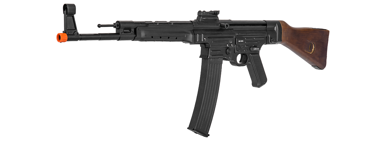 Lancer Tactical M2010-A-NB MP44 Auto Electric Gun Metal Gear, Full Metal Body, Wood Stock