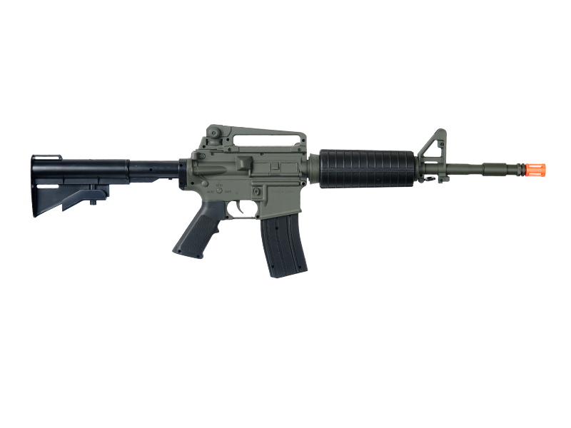M3081B AEG Plastic Gear M4 Adjustable LE stock and Removable Carrying Handle - Click Image to Close