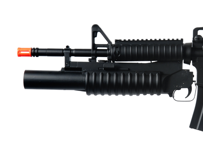 Dboys M3181AB AEG Plastic Gear M4 w/Grenade Launcher, Handguard Accessories for 6 in 1 Assembly - Click Image to Close