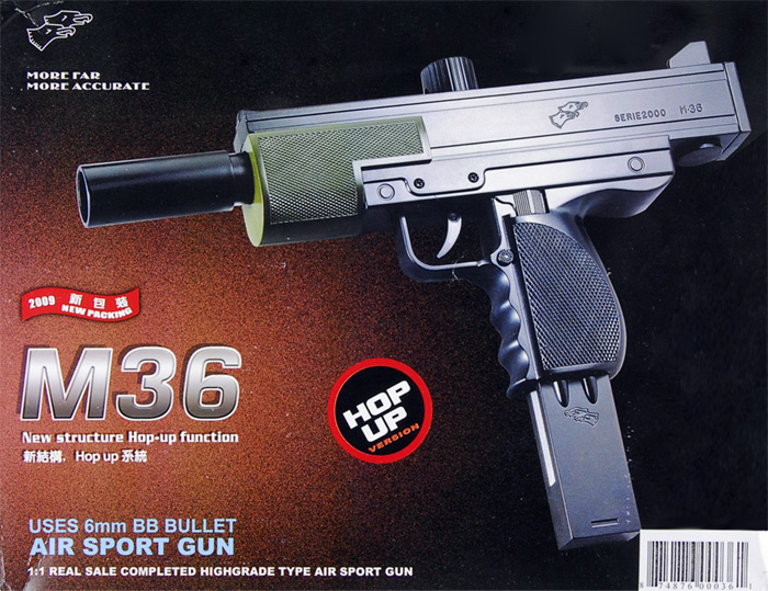 Double Eagle M36 Spring Pistol - Click Image to Close