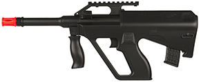 DOUBLE EAGLE SPRING PLASTIC MINI AUG AIRSOFT RIFLE - BLACK