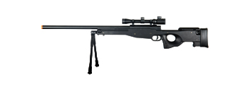 DOUBLE EAGLE FULL METAL L96 BOLT ACTION SNIPER RIFLE W/ SCOPE & BIPOD