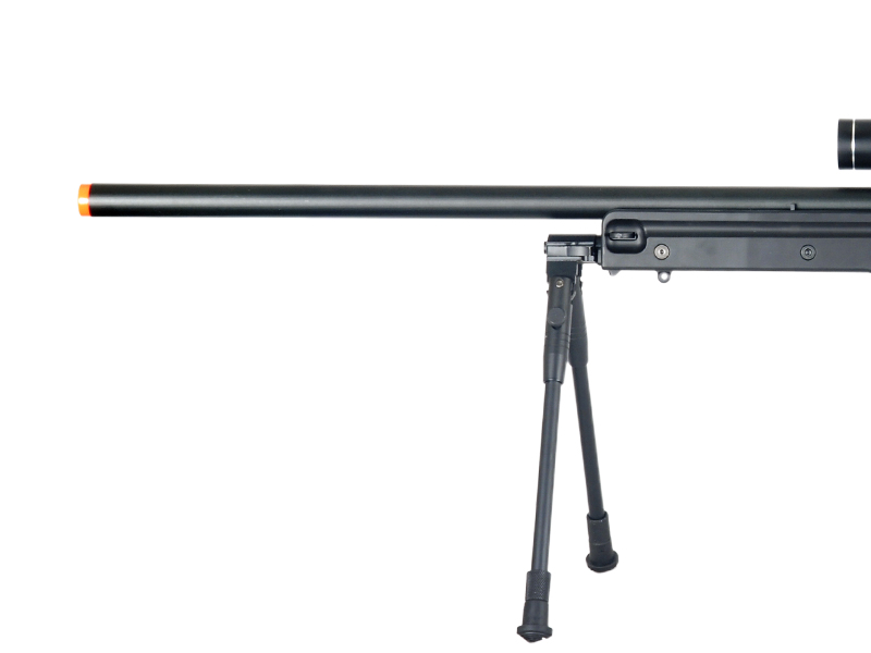 DOUBLE EAGLE FULL METAL L96 BOLT ACTION SNIPER RIFLE W/ SCOPE & BIPOD - Click Image to Close