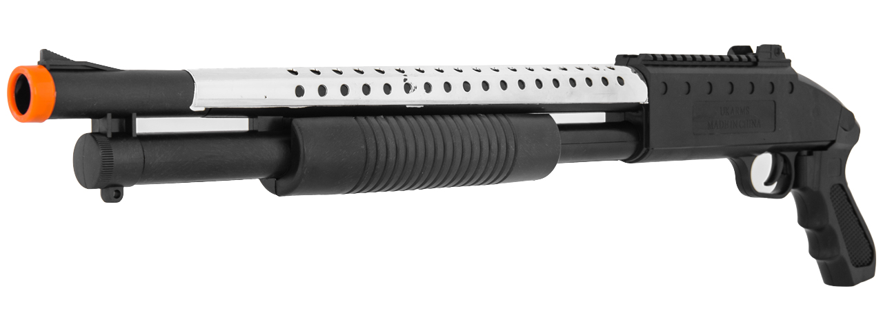 M590S SPRING SHOTGUN IN POLYBAG,48 PCS, LENGTH: 26.5",0.92-LBS,400 FPS - Click Image to Close