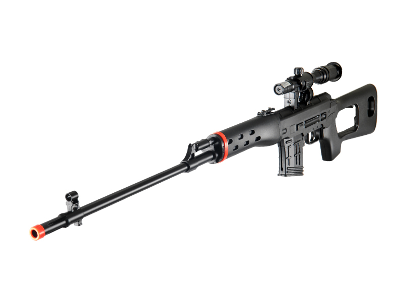 UKARMS M677B Spring Rifle with Laser and Flashlight in Black - Click Image to Close