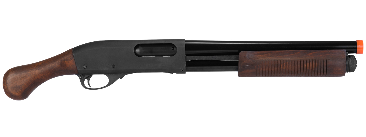 PPS M870-S-11 M870 STUBBY REAL WOOD "SHELL EJECTING" GAS POWERED SHOTGUN