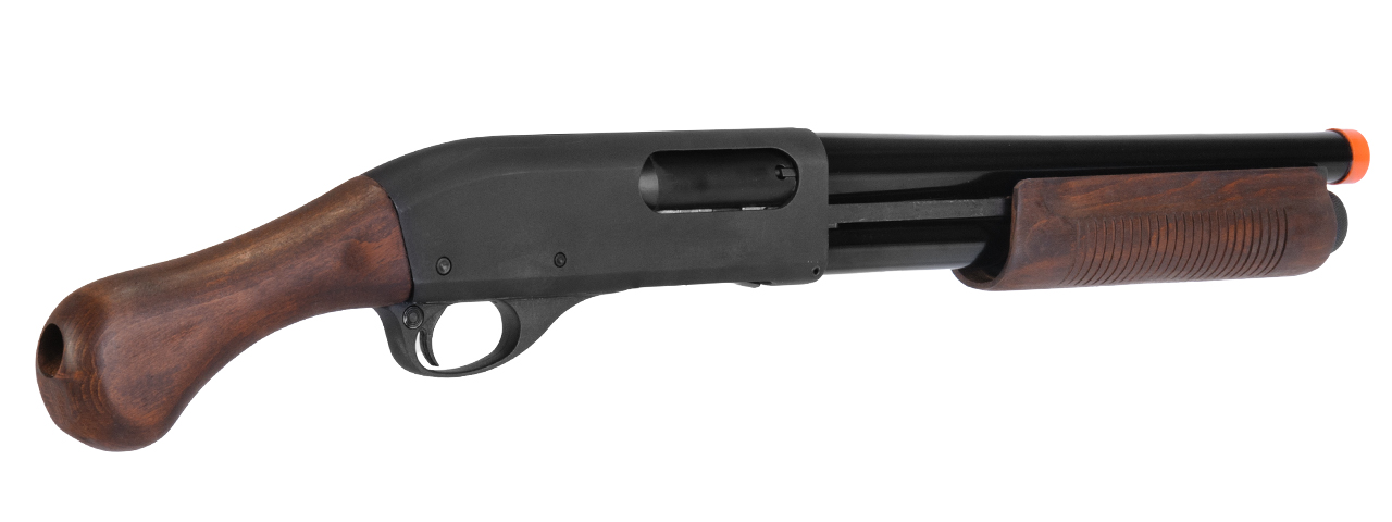 PPS M870-S-11 M870 STUBBY REAL WOOD "SHELL EJECTING" GAS POWERED SHOTGUN