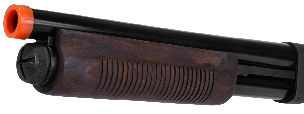 PPS M870-S-11 M870 STUBBY REAL WOOD "SHELL EJECTING" GAS POWERED SHOTGUN