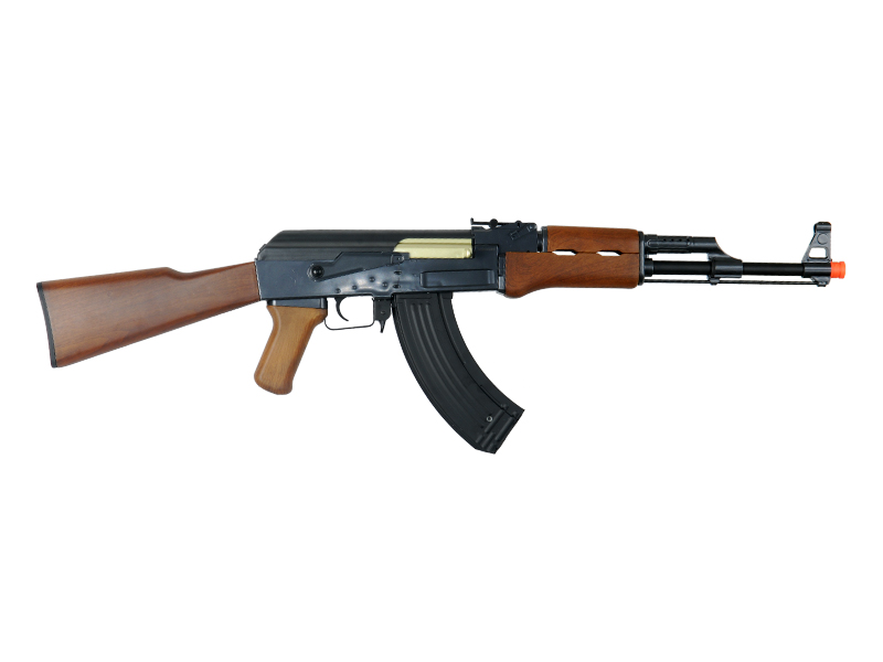 DE AIRSOFT AK47 FULLY AUTOMATIC ELECTRIC AEG RIFLE - Click Image to Close