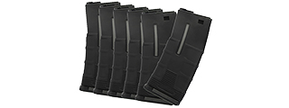 MA-232 ICS T-MAG MID-CAP 6-PACK (COLOR: BLACK)