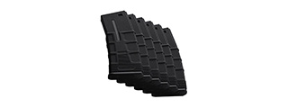 ICS AIRSOFT T4 LOW-CAP MAGAZINES POLYMER 45 RD CAPACITY - 6 PACK