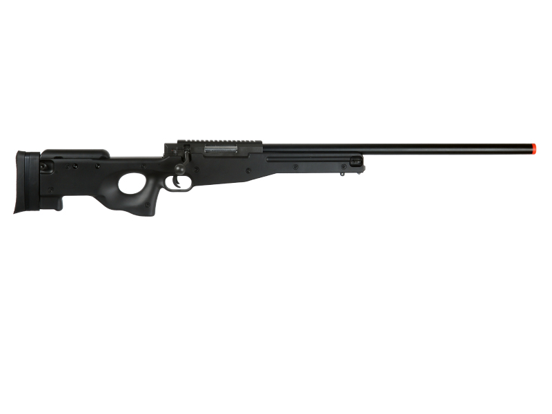 UK ARMS AIRSOFT L96 AWP BOLT ACTION RIFLE - BLACK - Click Image to Close