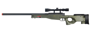 WELL MB01GA L96 AWP BOLT ACTION RIFLE w/SCOPE (COLOR: OD GREEN)