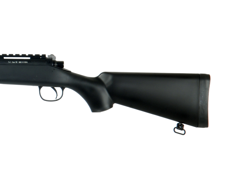 WELL MB07BBIP VSR-10 BOLT ACTION RIFLE w/FLUTED BARREL & BIPOD (COLOR: BLACK)