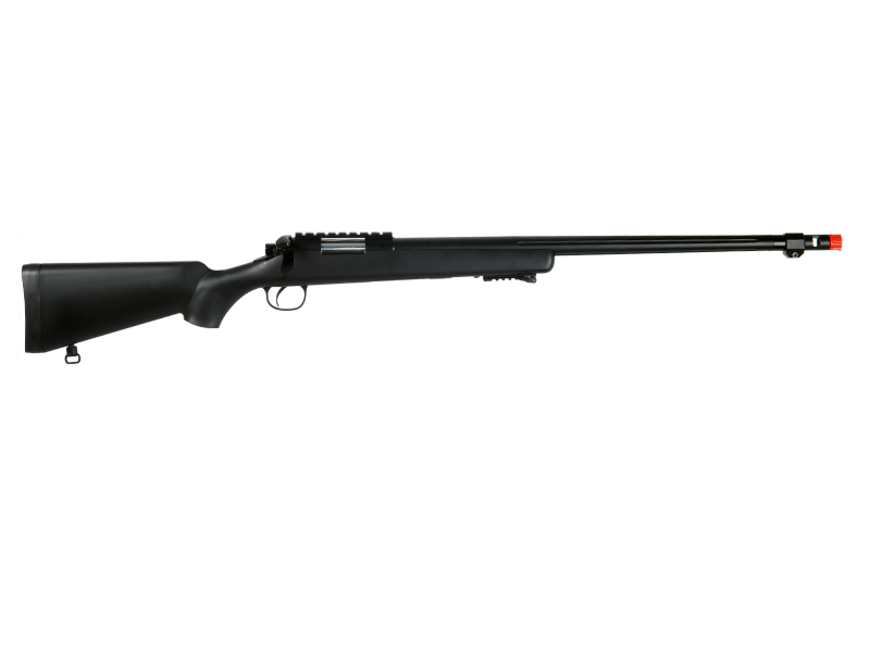 WELL MB07BBIP VSR-10 BOLT ACTION RIFLE w/FLUTED BARREL & BIPOD (COLOR: BLACK)