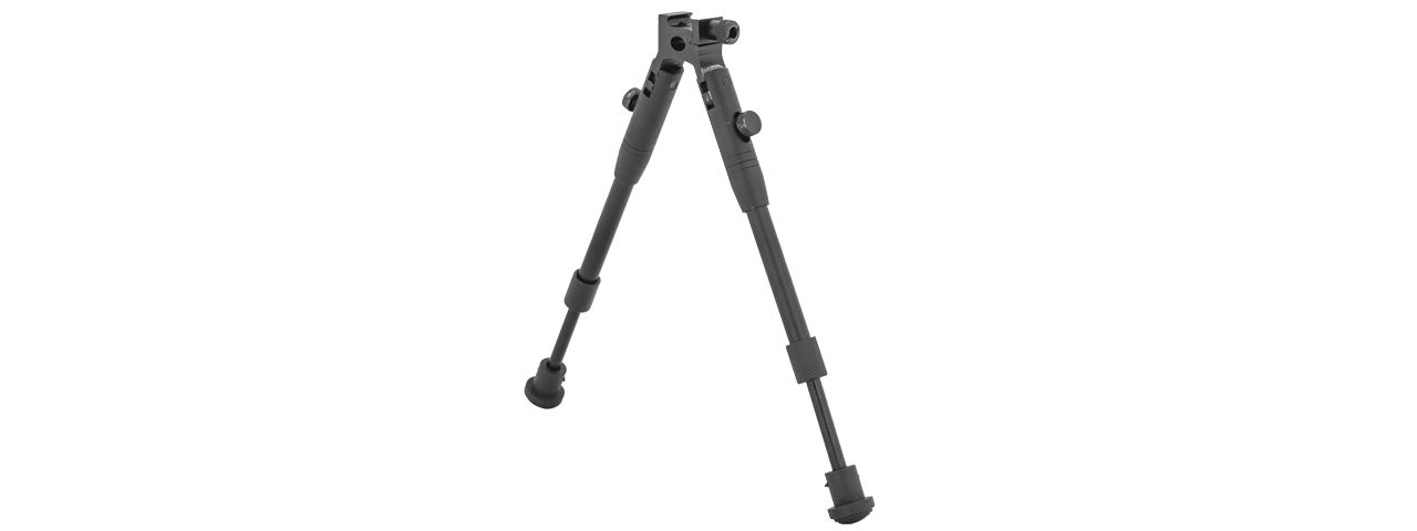 WELL AIRSOFT MB1000 BIPOD WITH RAIL ATTACHMENT - BLACK - Click Image to Close