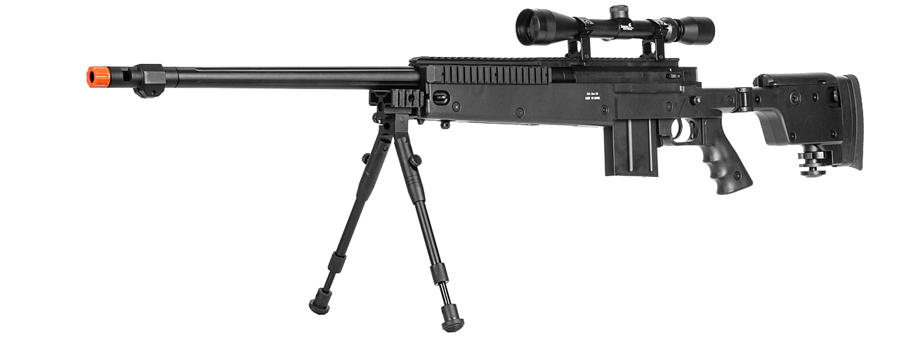 Well MB4407BAB Bolt Action Rifle w/ Scope and Bipod - Click Image to Close