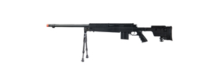 Well MB4407B Bolt Action Rifle, w/ Bi-pod, Black