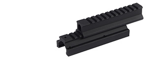 ICS HIGH LOW AIRSOFT RAIL SYSTEMS MOUNT - BLACK