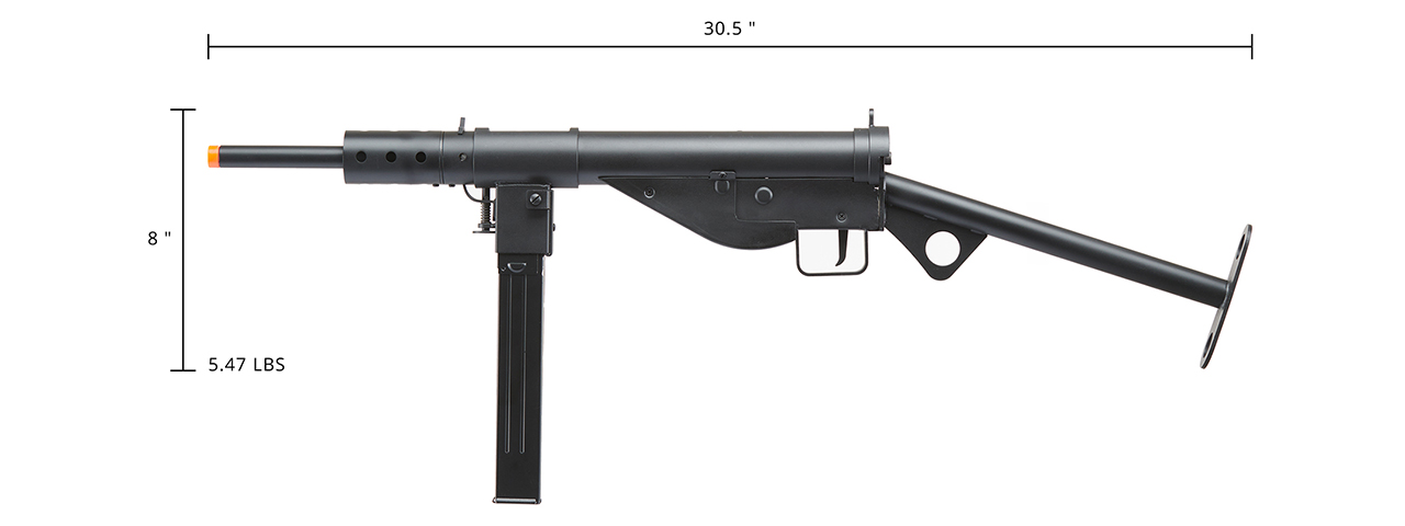 AGM MP058 WWII MKII STEN BRITISH FULL AUTO AEG AIROFT SMG