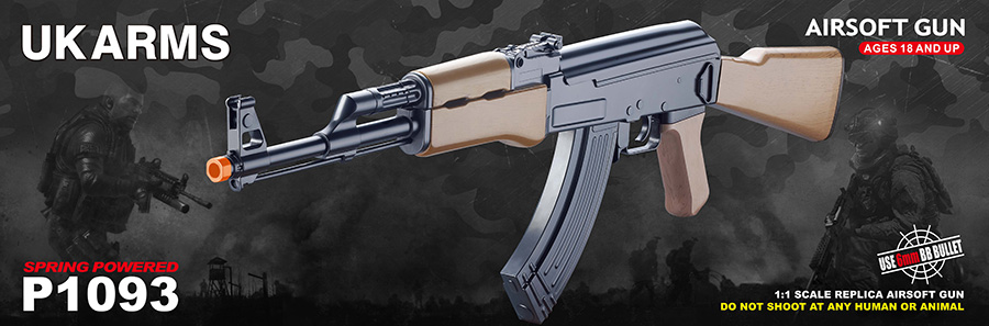 UKARMS P1093 AK Spring Rifle, Fixed Stock
