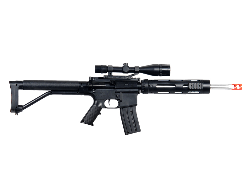 UKARMS P1136 Spring Rifle w/ Scope, Laser, & Flashlight and Bonus P618 Spring Pistol in Combo Box