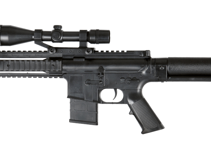 UKARMS P1137 RIS Spring Rifle w/ Scope, Laser & Flashlight and Bonus P618 Spring Pistol in Combo Box