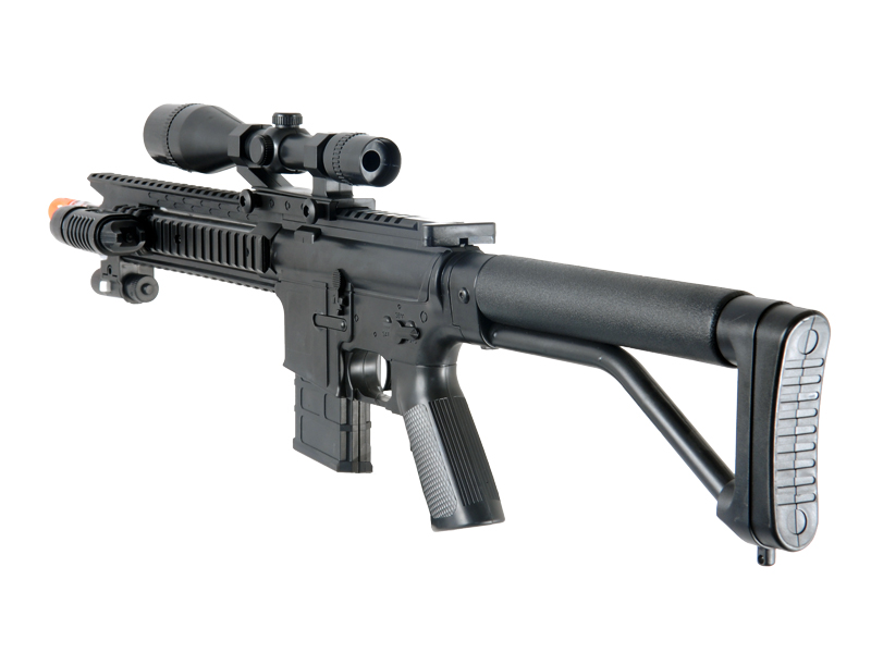 UKARMS P1137 RIS Spring Rifle w/ Scope, Laser & Flashlight and Bonus P618 Spring Pistol in Combo Box