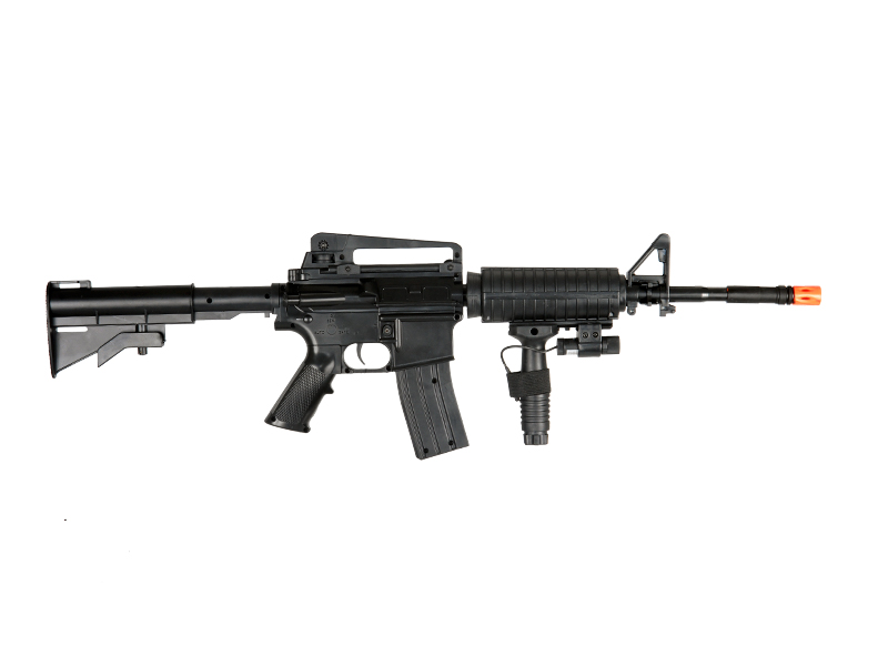 UK Arms M4A1 Spring Rifle w/ Laser and Vertical Grip (Color: Black)